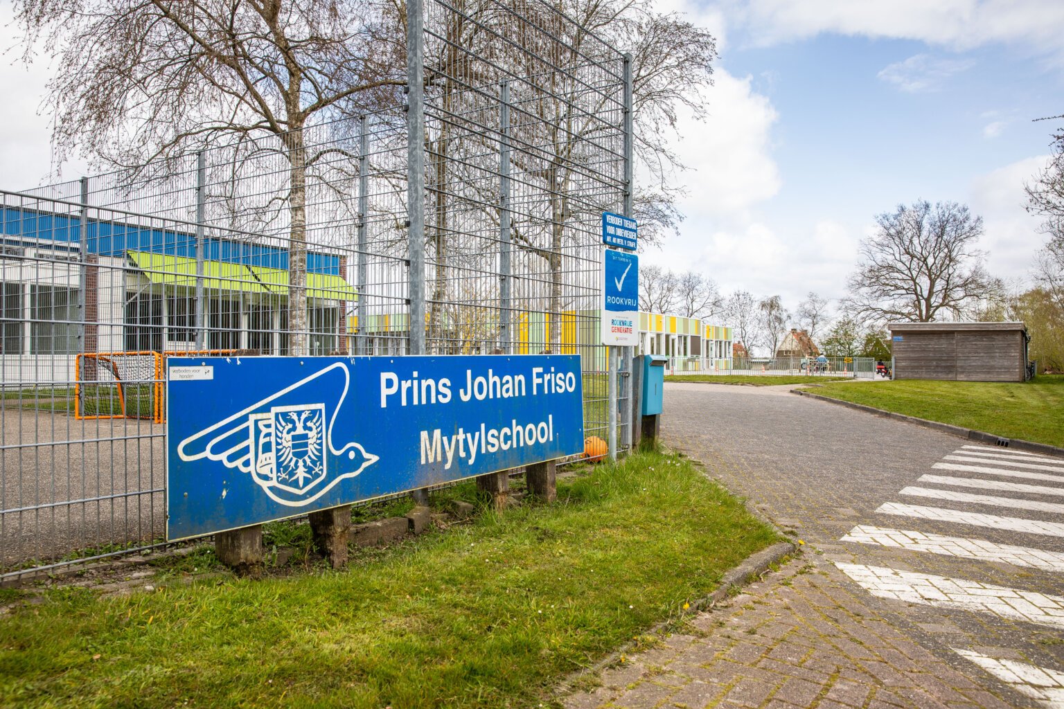Bord Prins Johan Friso Mytylschool rookvrij