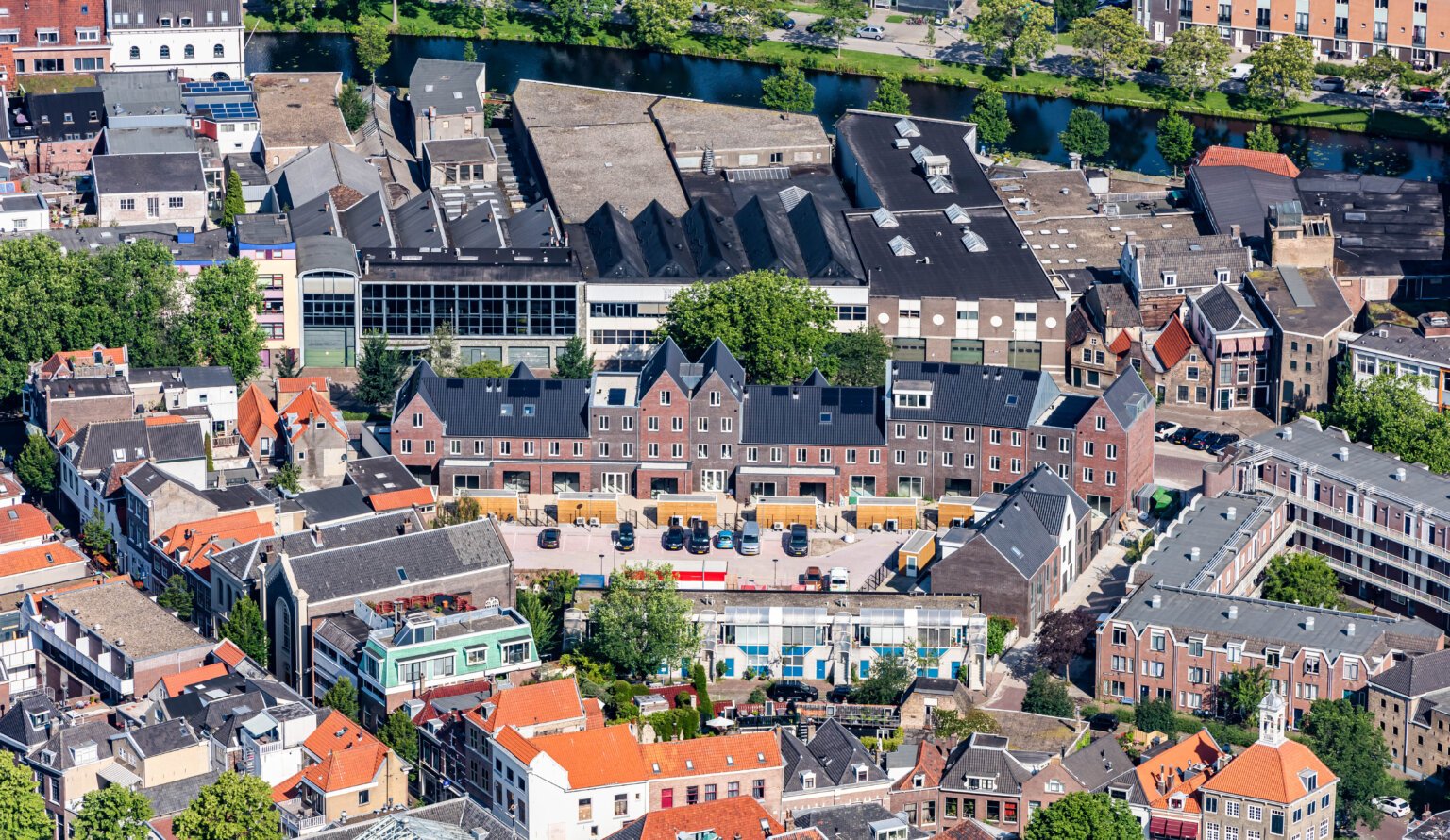 Dronefoto Branderij Schiedam