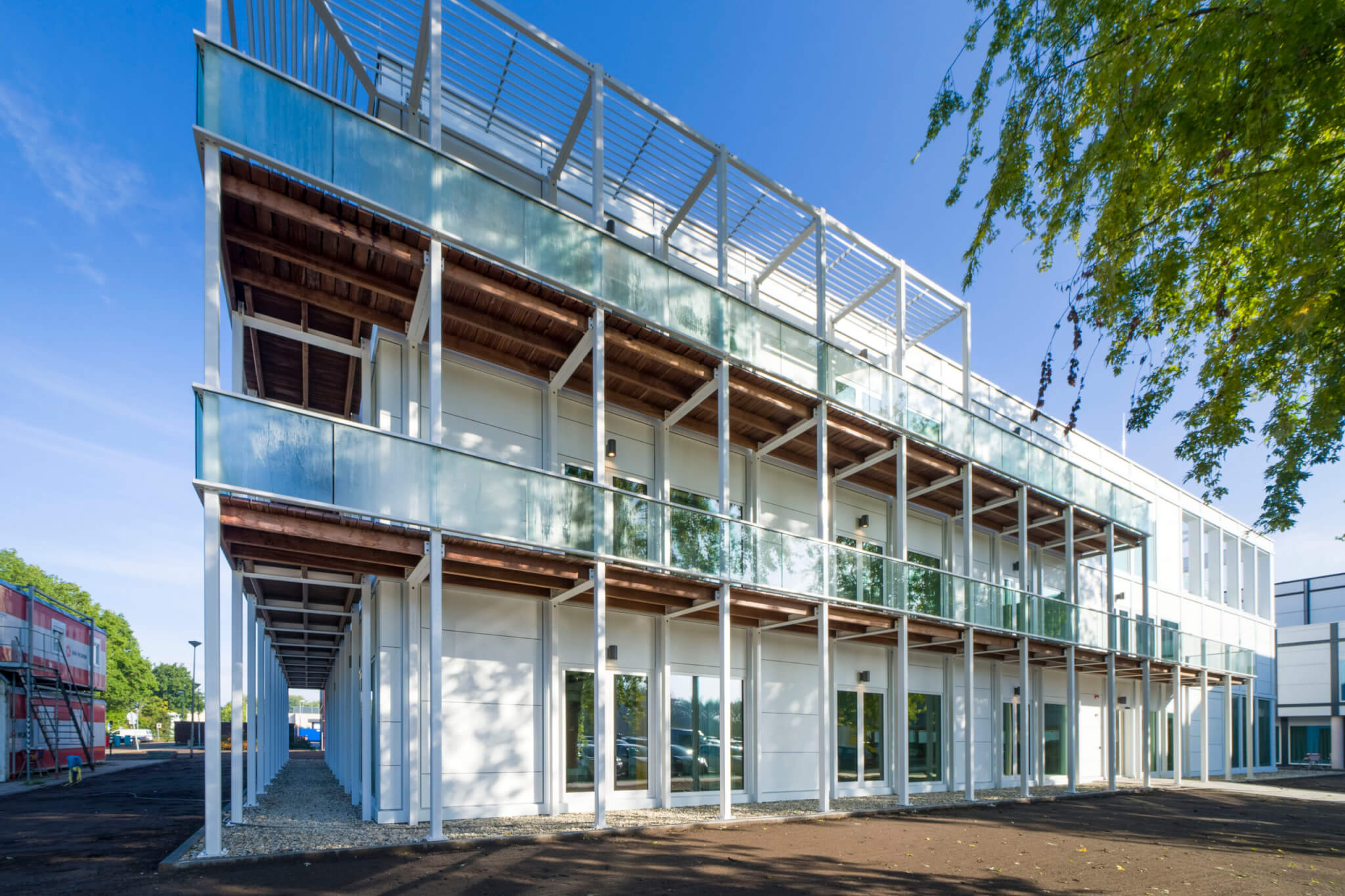 Het schoolgebouw bij Nij Smellinghe