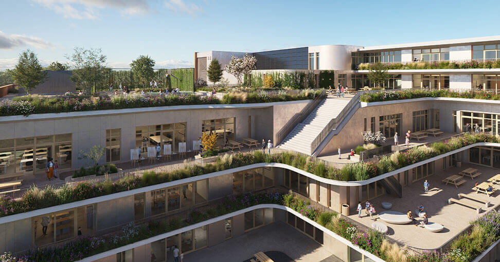 Artistieke impressie International School Utrecht