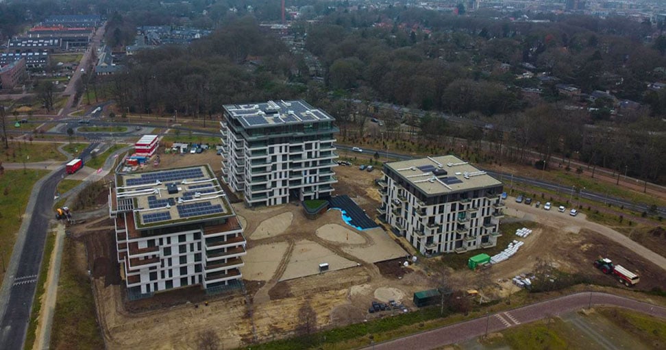 Dronefoto Helden van de Heide