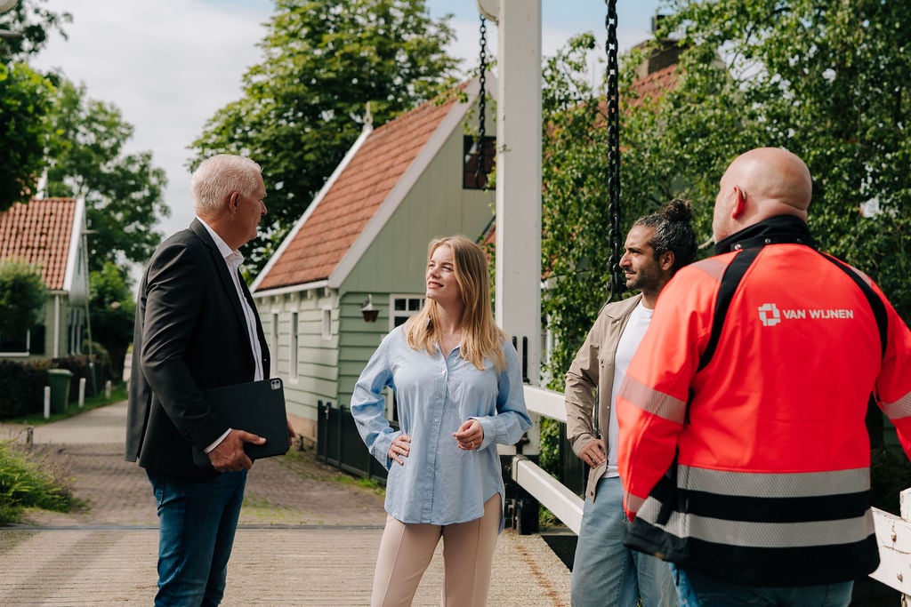 Van Wijnen in gesprek over de buurt