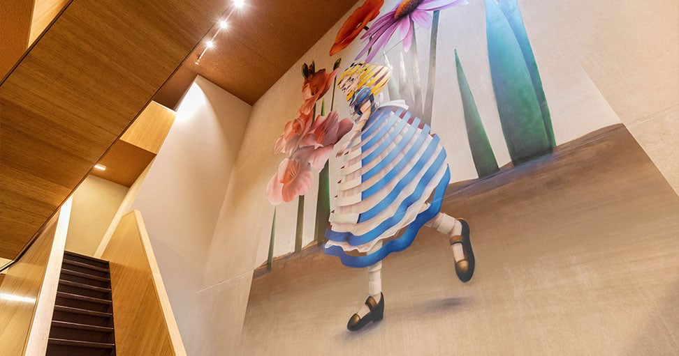 Muur kunstwerk Magnus