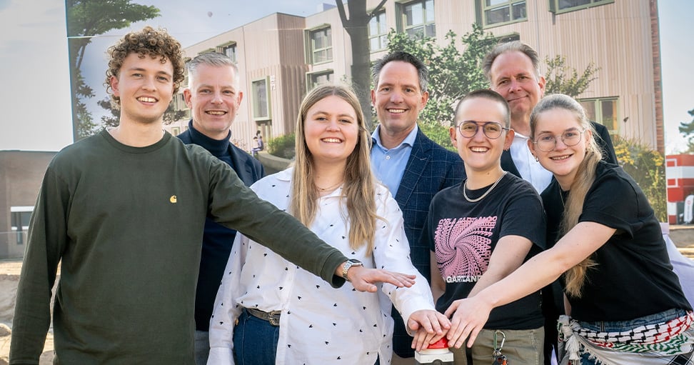 Onthulling bouwbord Groenewoudseweg