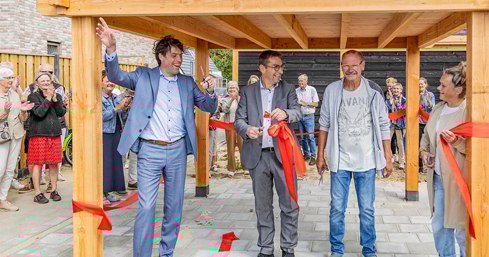 Opening hooimijt de Blauwe Hoek