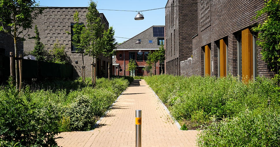 Pad naar de kazerne Willemskwartier Tilburg