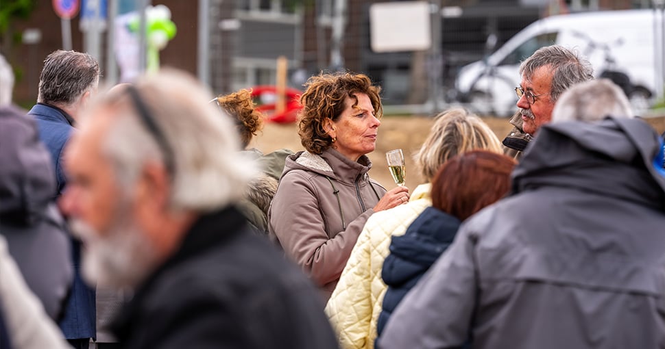 Start bouw viering Kennedy Kwartier