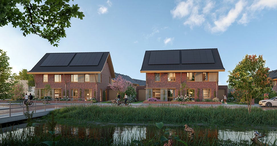 Twee-onder-een-kapwoningen GroenPark Veenendaal