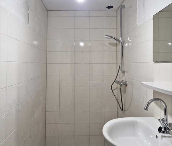 Vernieuwde badkamer Mendelssohnstraat