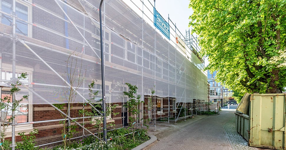 Woningen in de steigers Maijweg Den Bosch Zayaz