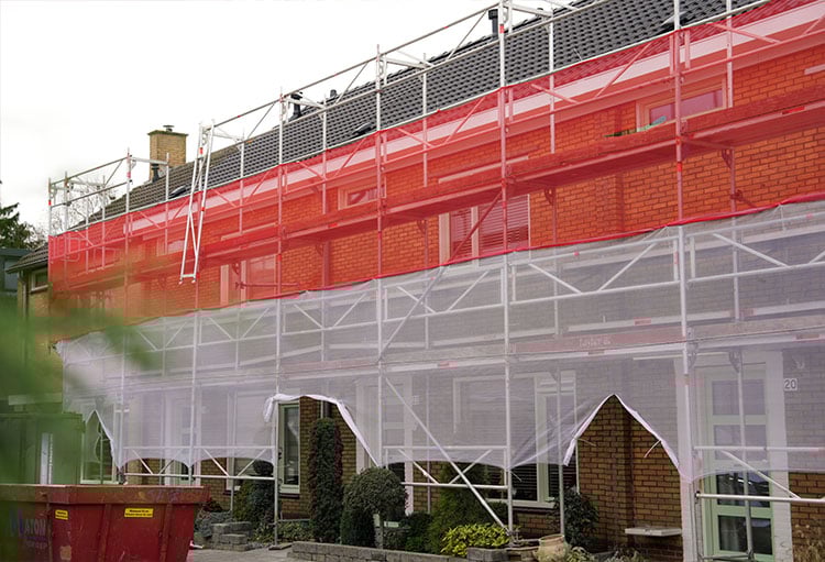 Woningen in de steigers Prinsenbeek Laurentius