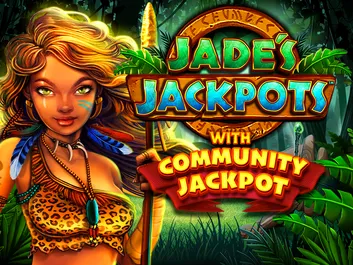 The jungle-themed slots game Jade's Jackpots features Jade in a jungle setting