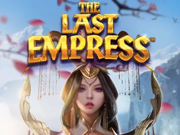  The historical Chinese-themed slots game The Last Empress logo features female empress character.