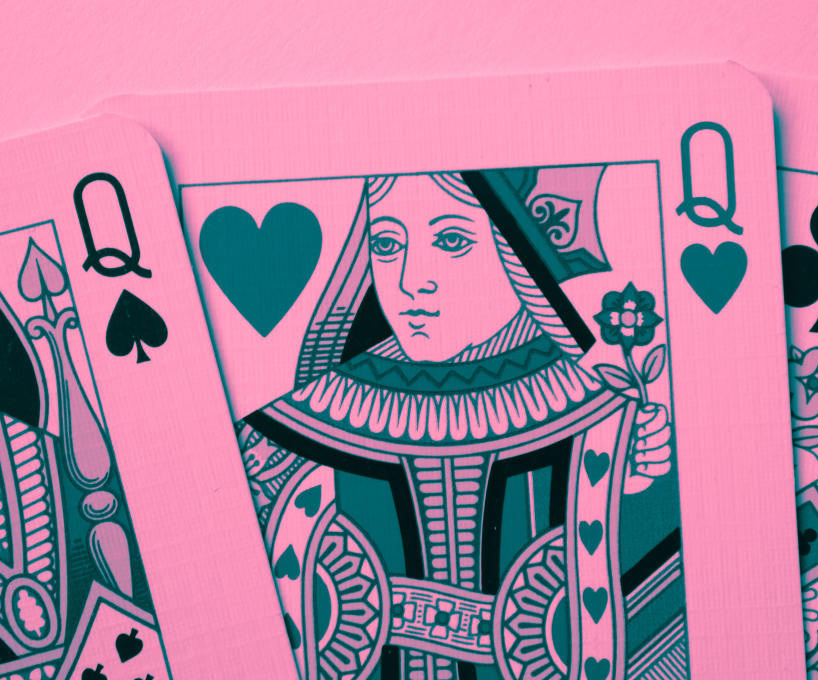 Queen playing cards