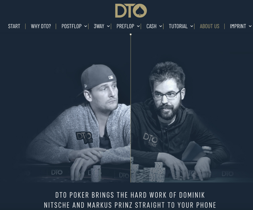 Dominik Nitsch & Markus Prinz DTO poker training app