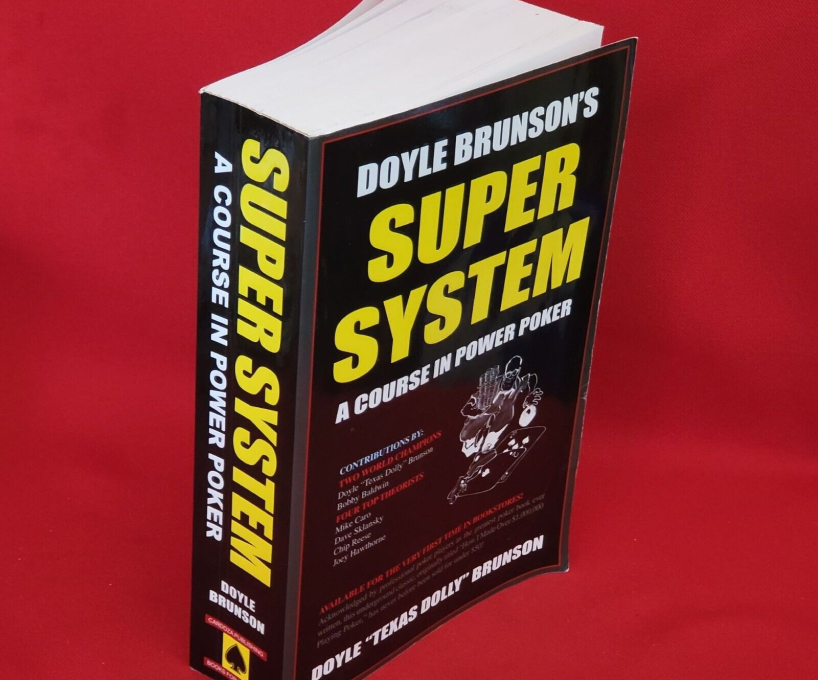 Doyle Brunson Super System poker book