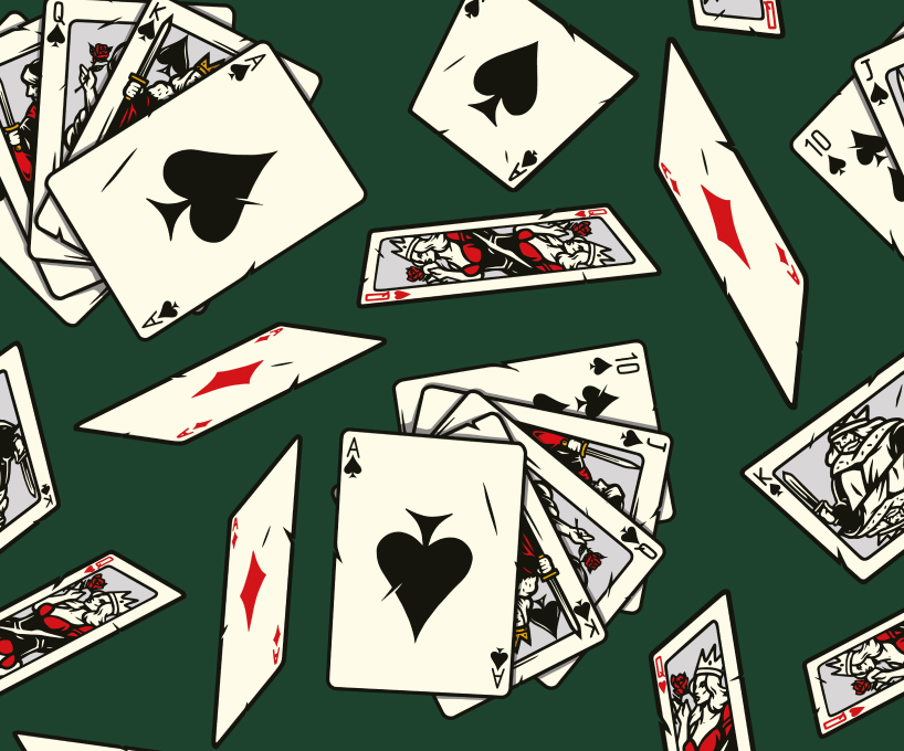 Playing cards illustration