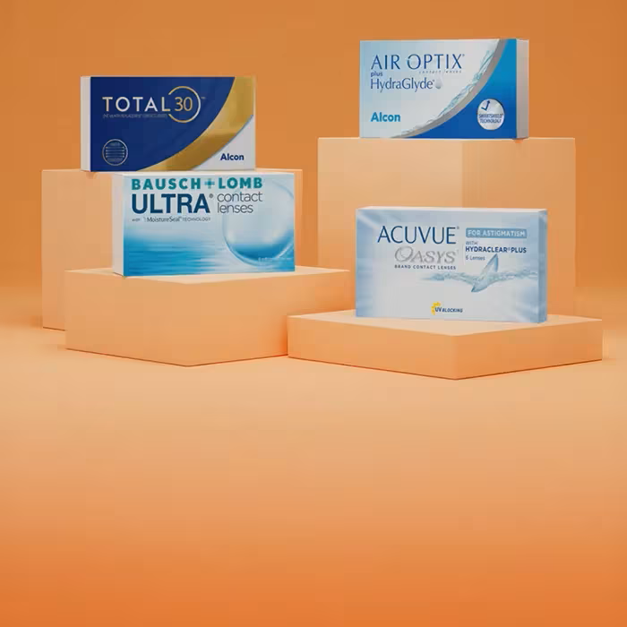Packs of contact lenses available
