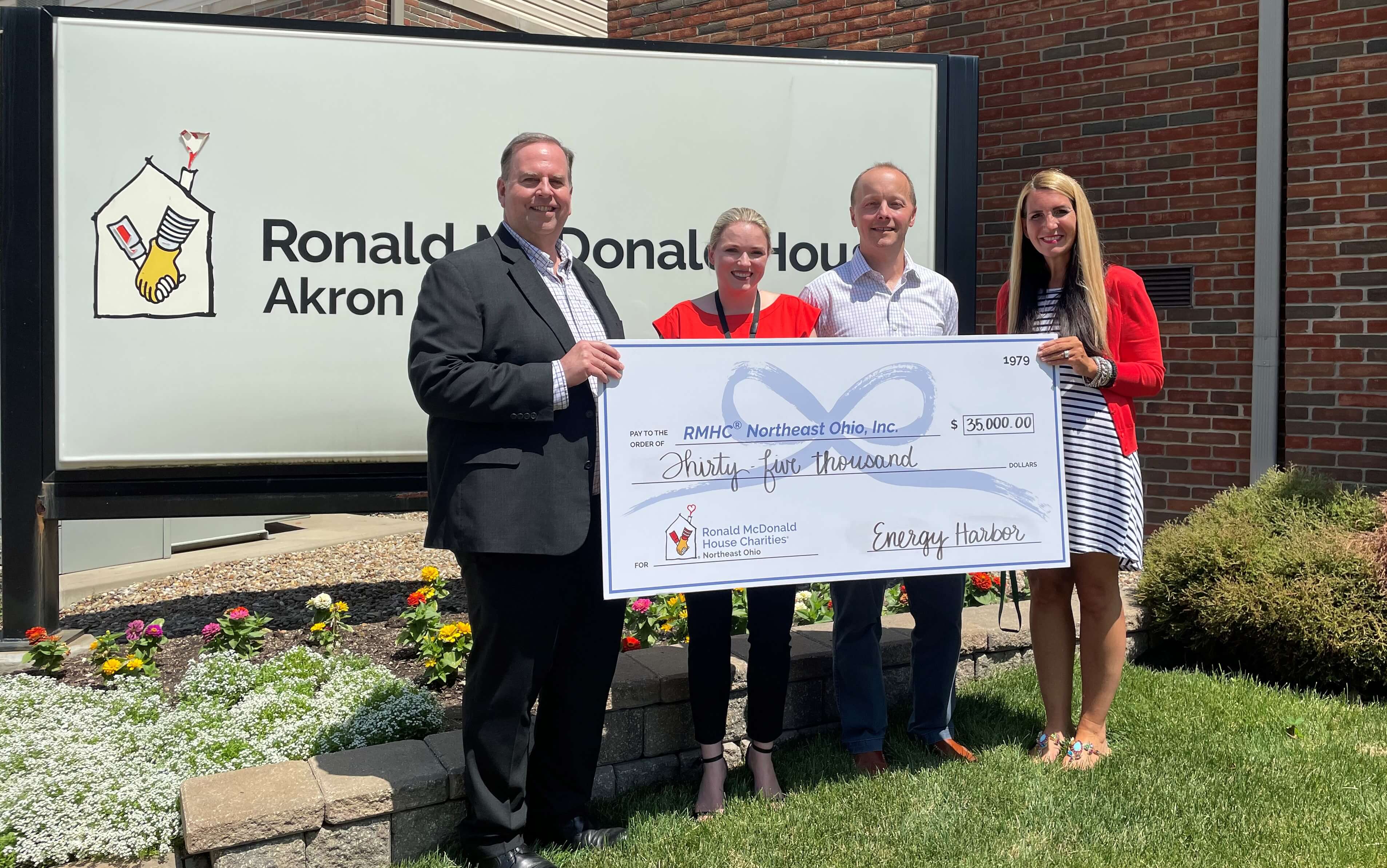 Energy Harbor Donation to the Ronald McDonald House