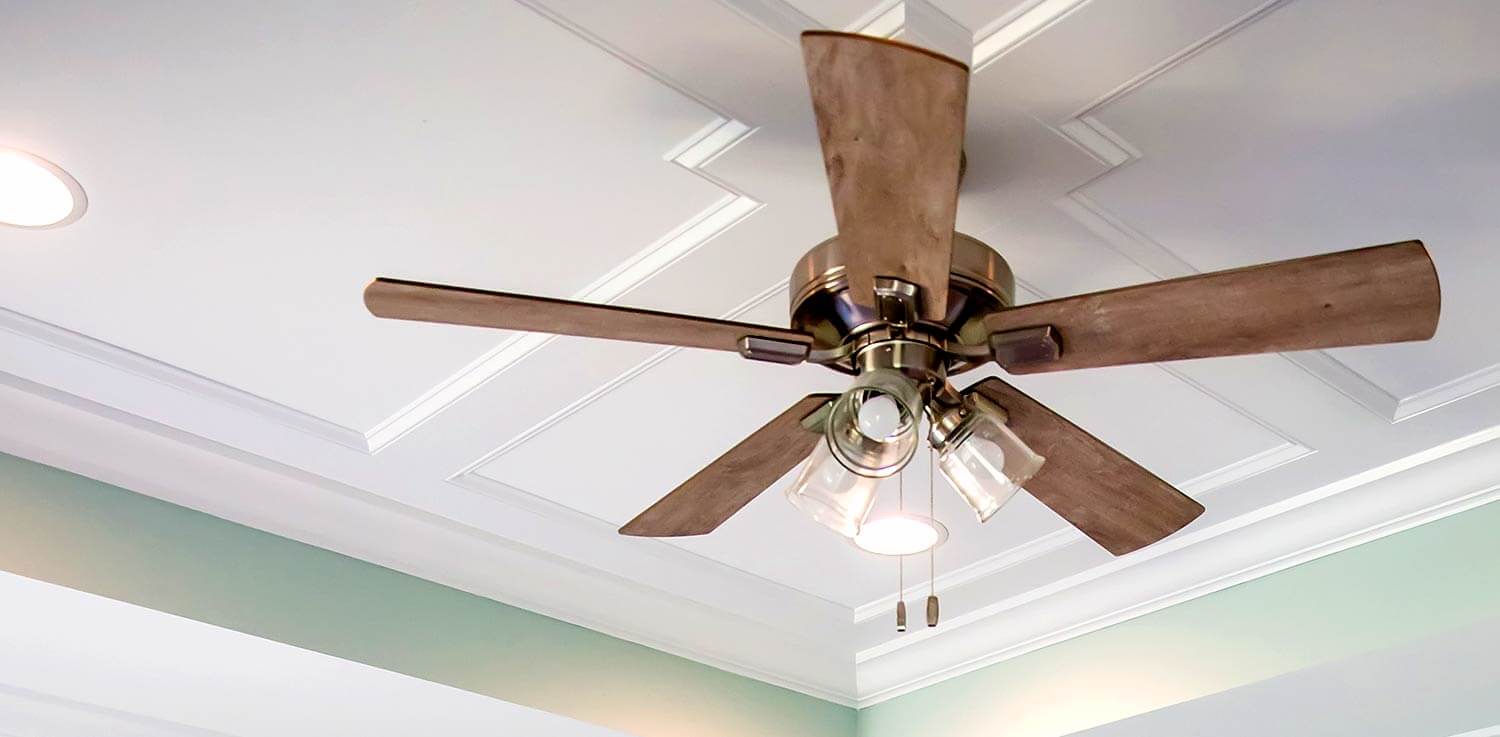 Ceiling fan.