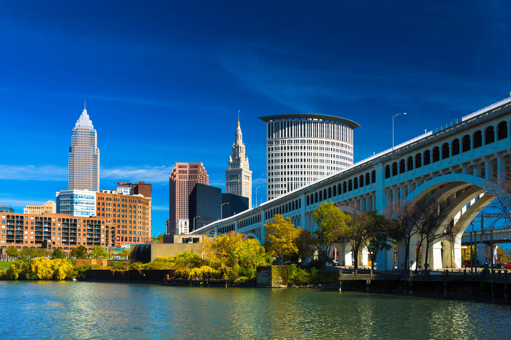Cleveland, Ohio Skyline