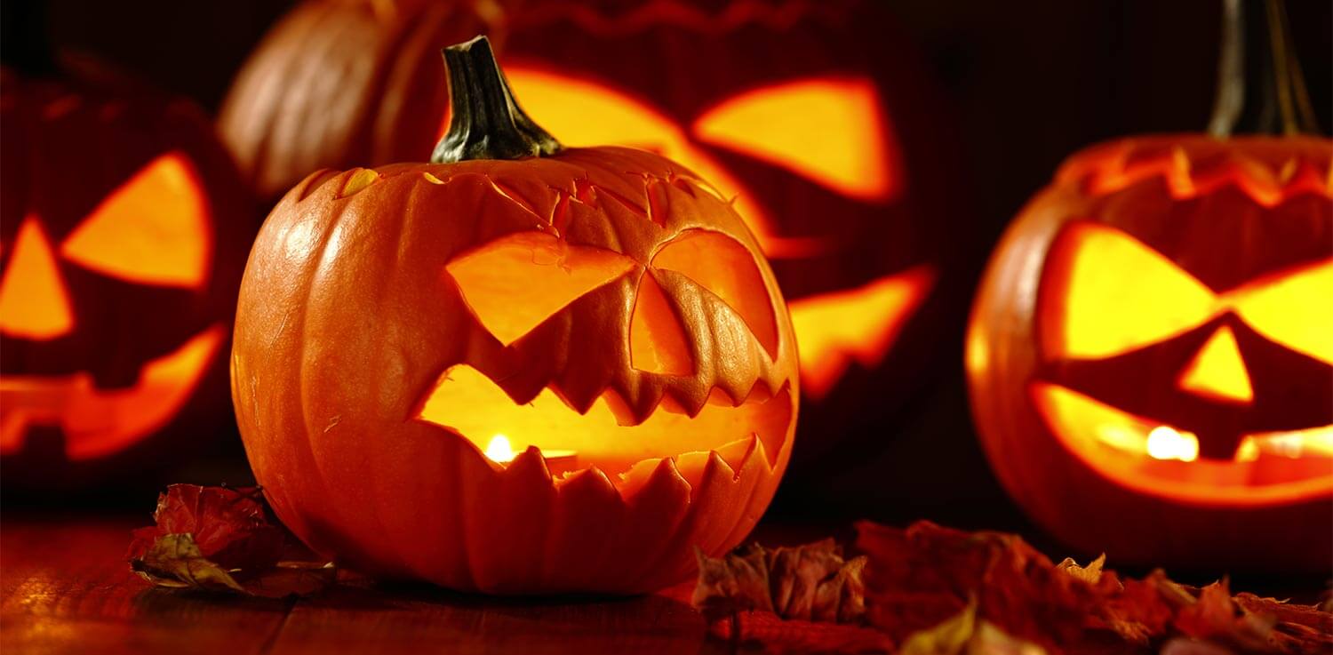 Halloween jack o lanterns
