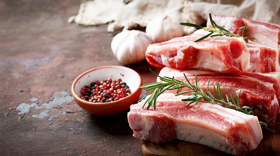 Prime Cincinnati Pork ready to be seasoned