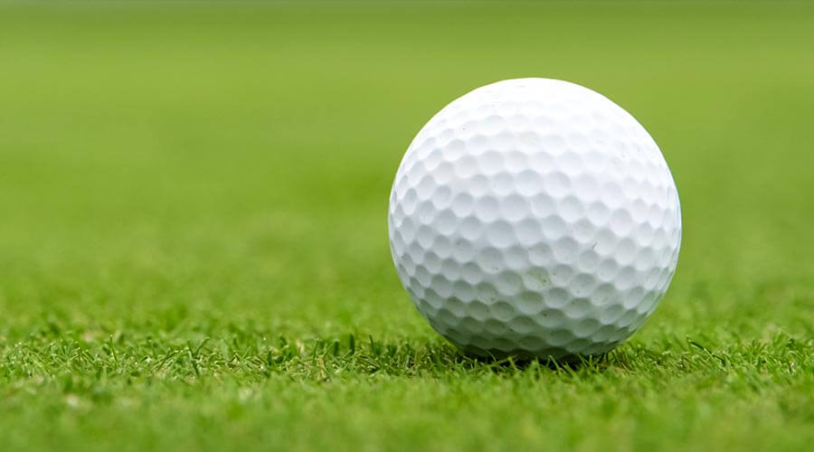 A modern golf ball