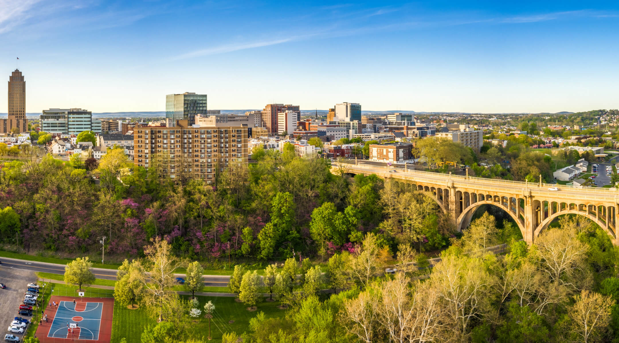The Allentown, Pennsylvania, skyline