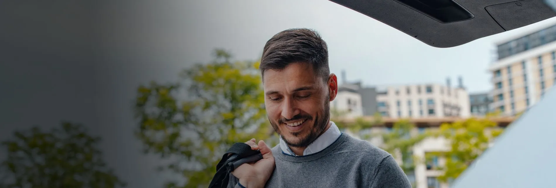 Leaserijder bij auto