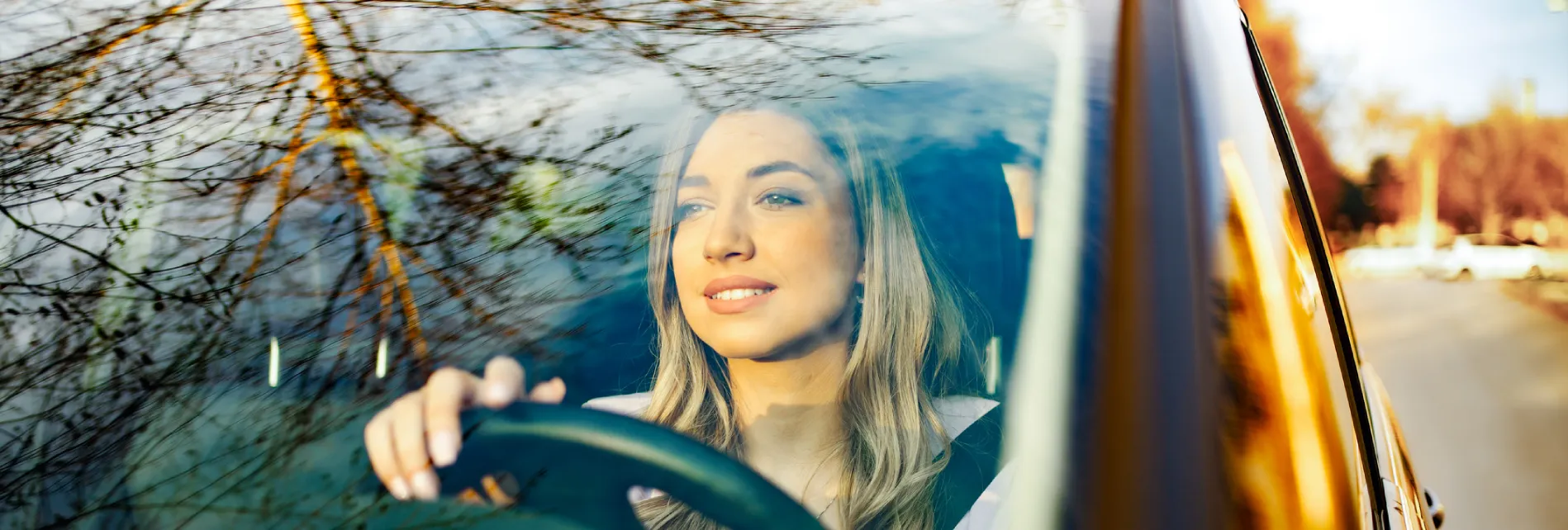 Financial Lease Particulier - vrouw achter het stuur