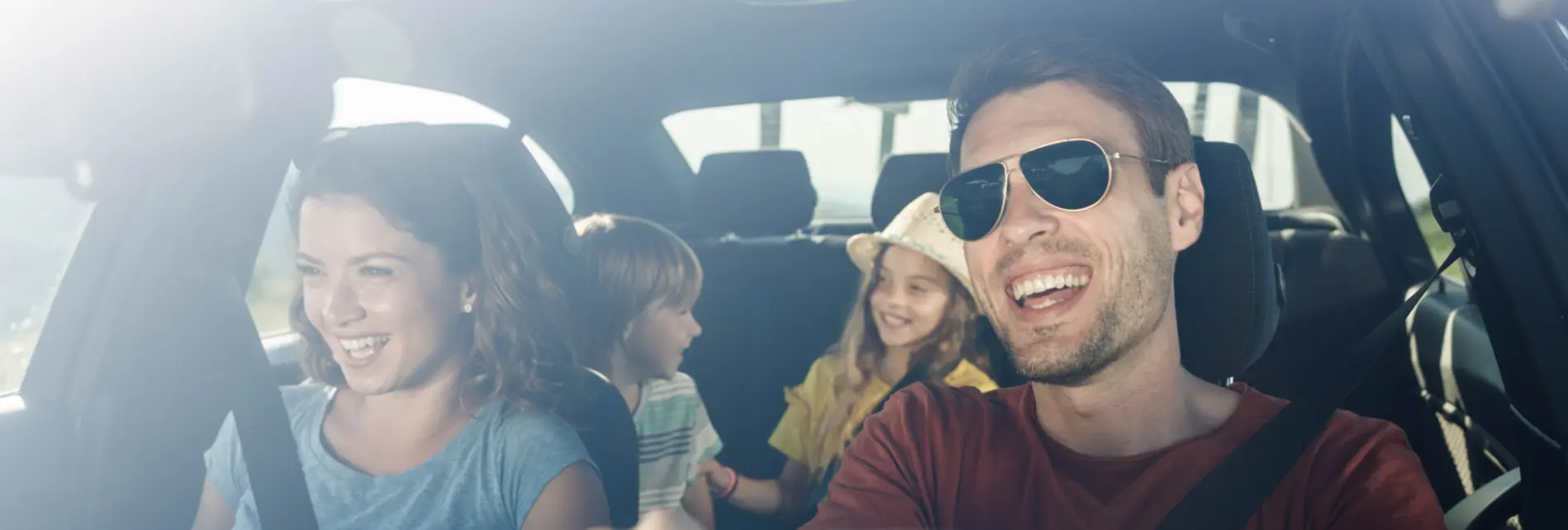 gezin in private lease auto