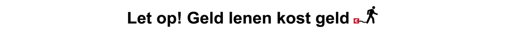 Geld-lenen-kost-geld