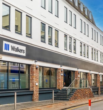 Outside view of Walkers Jersey office