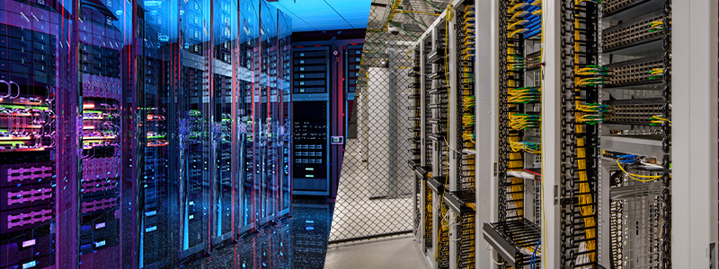 Data center server and data center connectors image