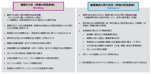 【Shareholders' Rights Directive: Say on Pay の法制義務化】