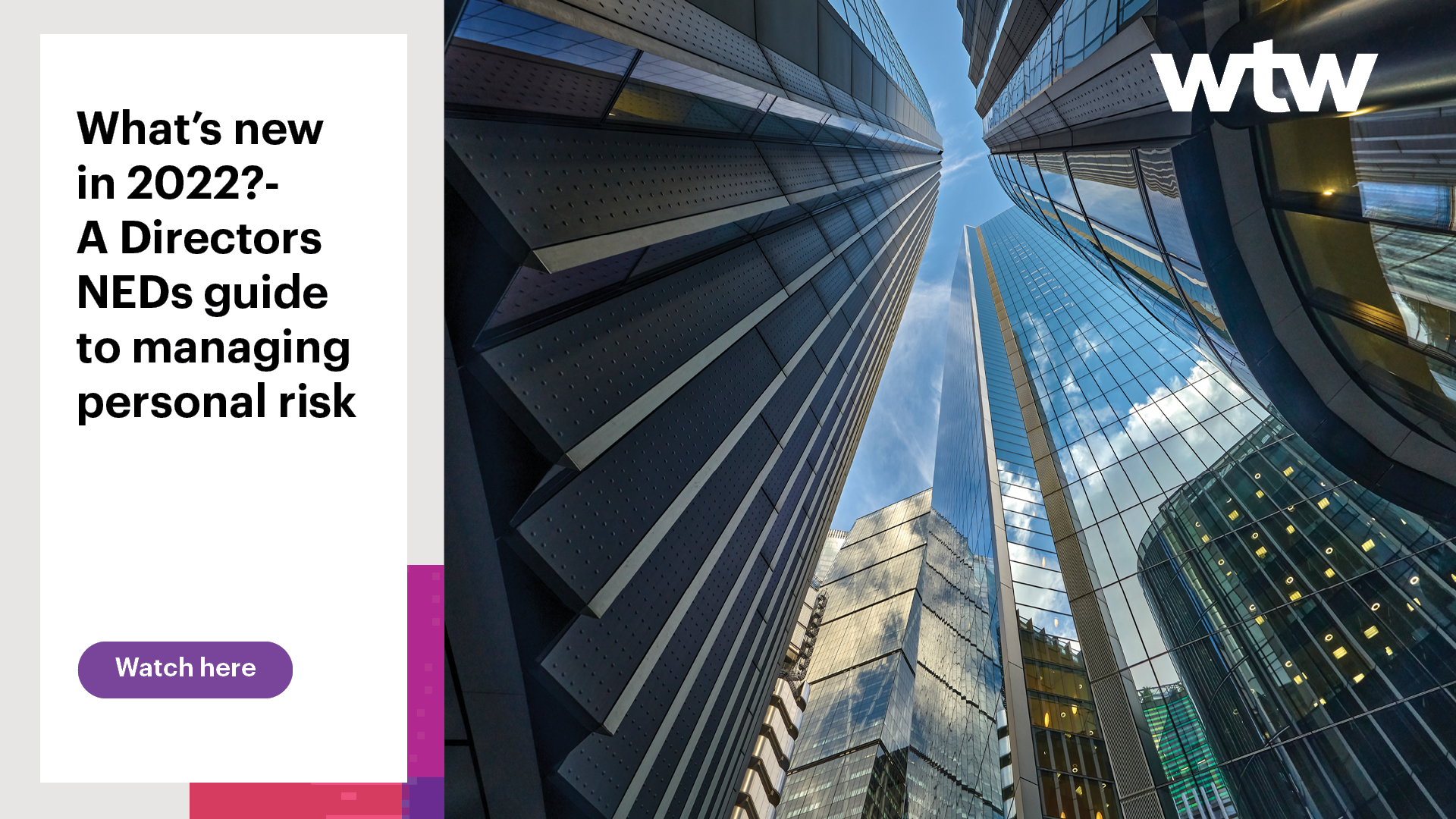 A Directors NED’s guide to managing your personal risk exposure - WTW
