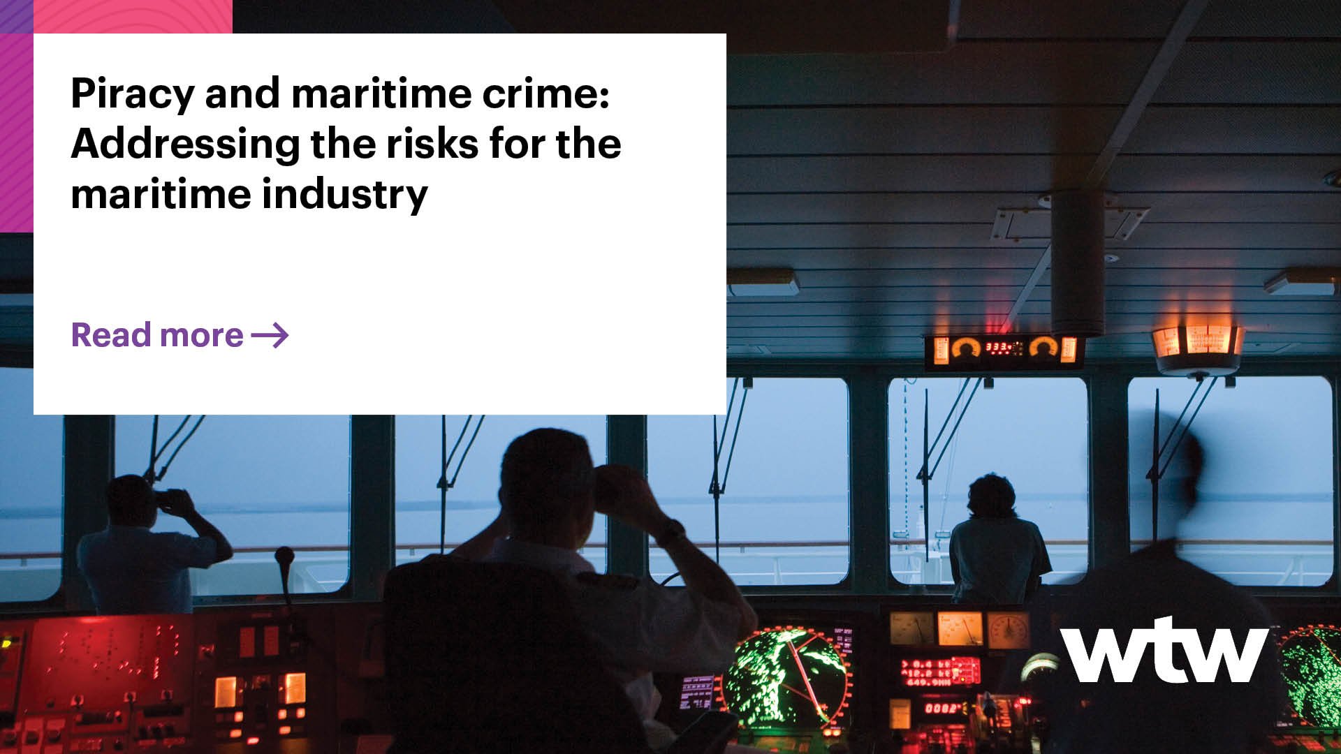 Piracy Risks Piracy and maritime crime: Addressing the risks for the maritime ...