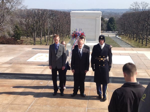 wreathlaying