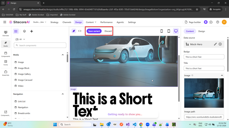Image 10 of Visualize Components in the Sitecore AI Design