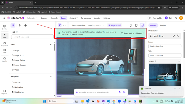 Image 12 of Visualize Components in the Sitecore AI Design
