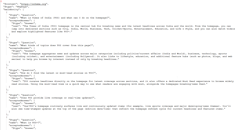 Image 5 of Building an Agent for computing FAQ section for a page using Agentic Studio