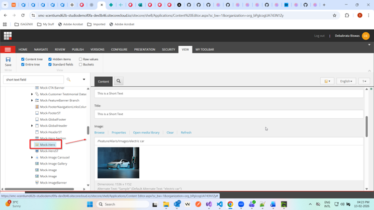 Image 6 of Visualize Components in the Sitecore AI Design