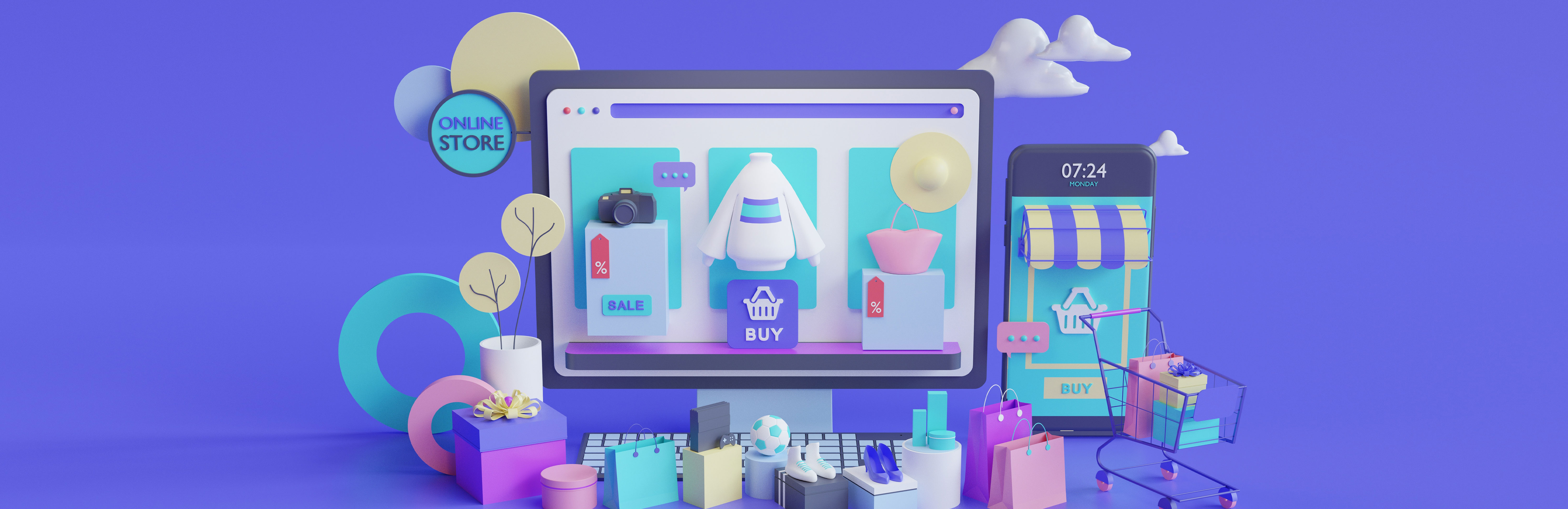 online store banner