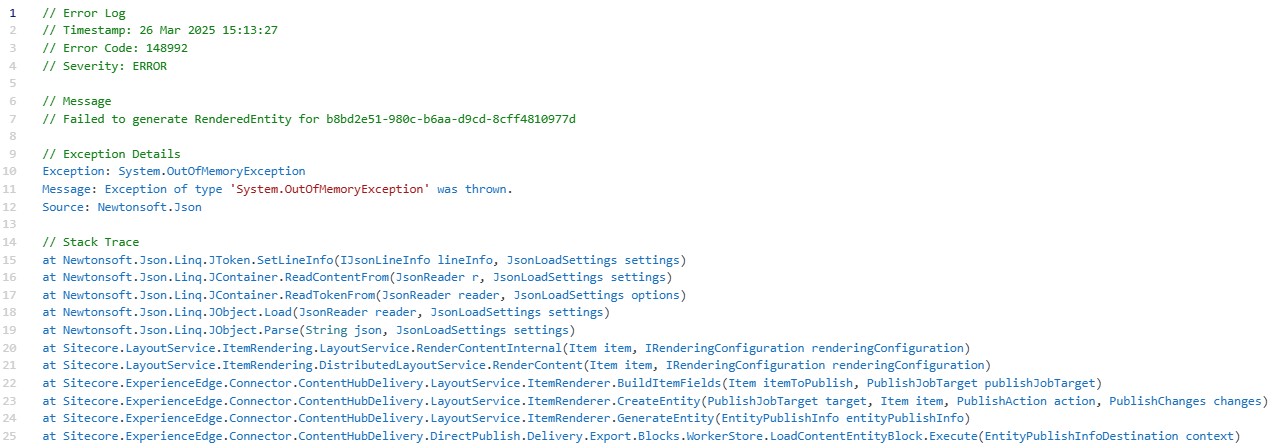 Code Snippet for XM Cloud Publishing Complex Content Blog
