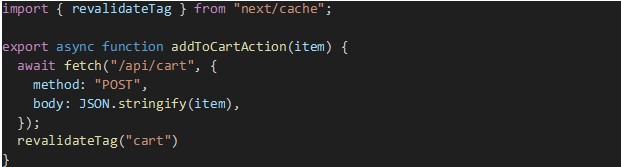 Image 3- Supercharge Your eCommerce Cart with Next.js Data Cache
