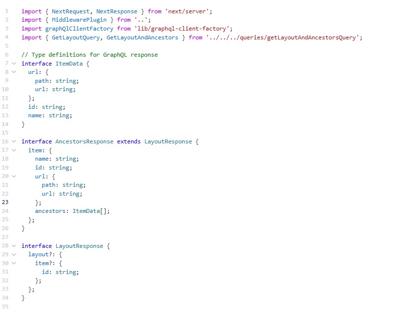 Image 3 part 1 of code for XM Cloud Extending Functionality with Custom Solutions
