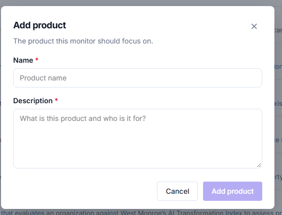 How to Set Up an AI Visibility Monitor in Contentstack Canoe2