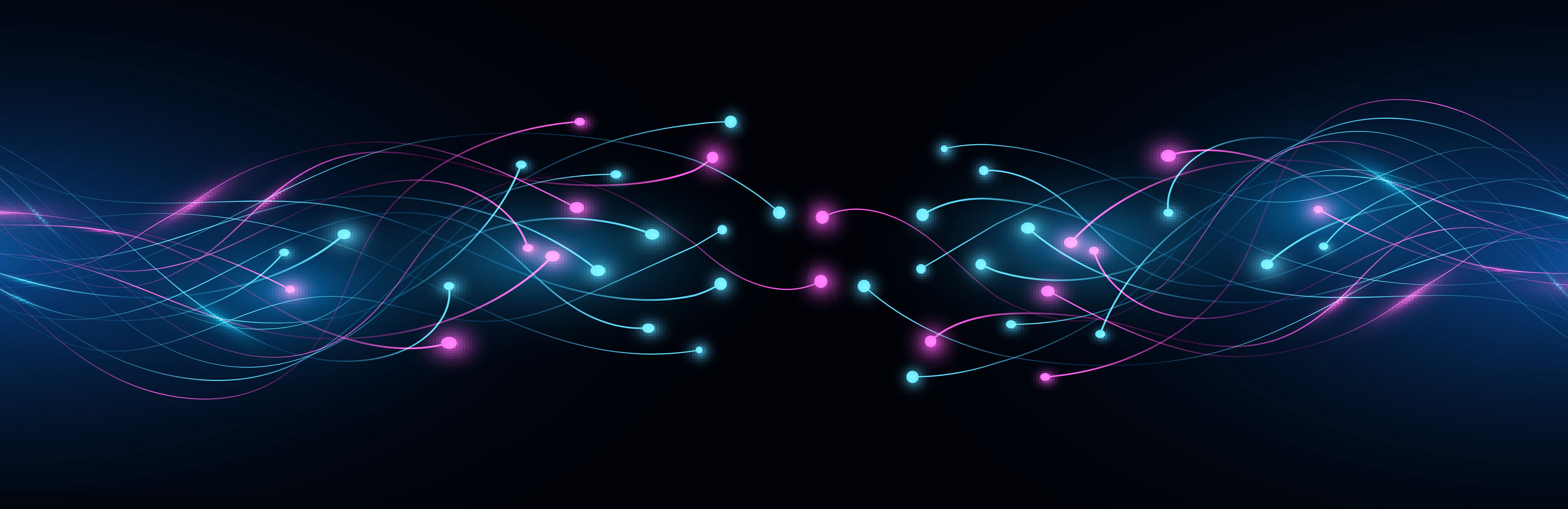light beams pattern banner
