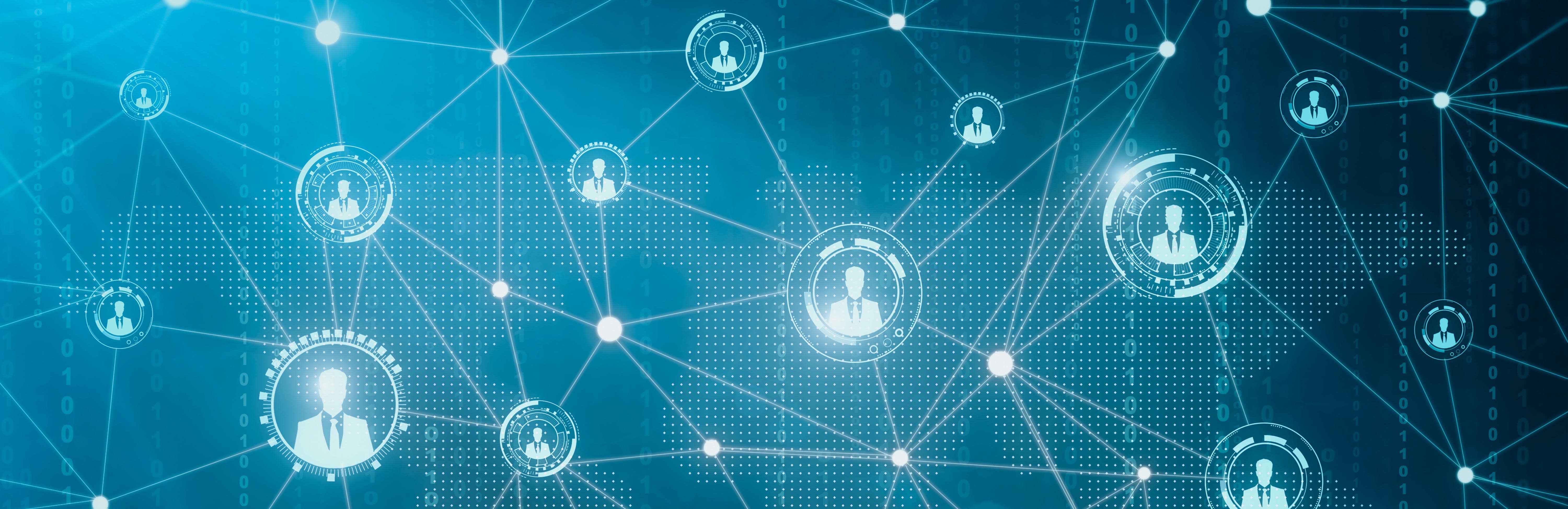 network of people banner